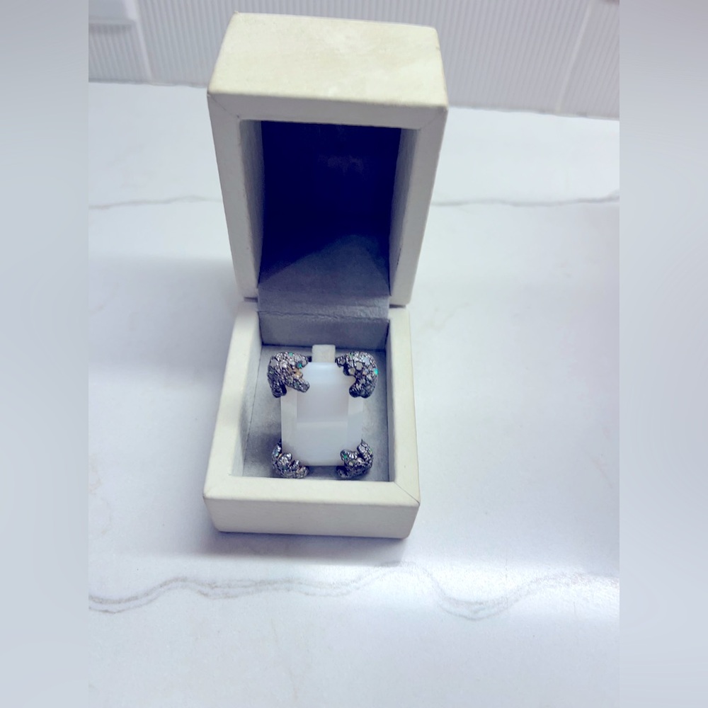 DANIEL Swarovski Vintage White Crystal Ring